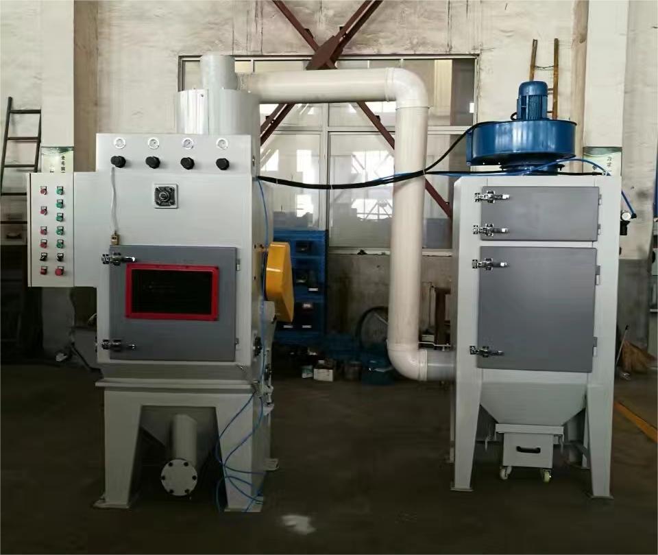 揭阳中小型零件履带式自动喷砂机高效清洁省时省力