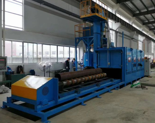 揭阳喷砂机在管道除锈中的现场施工应用